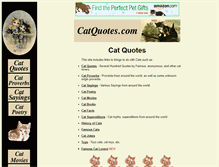 Tablet Screenshot of catquotes.com